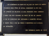 Placa com frase do Barão de Teffé, DHN - RJ